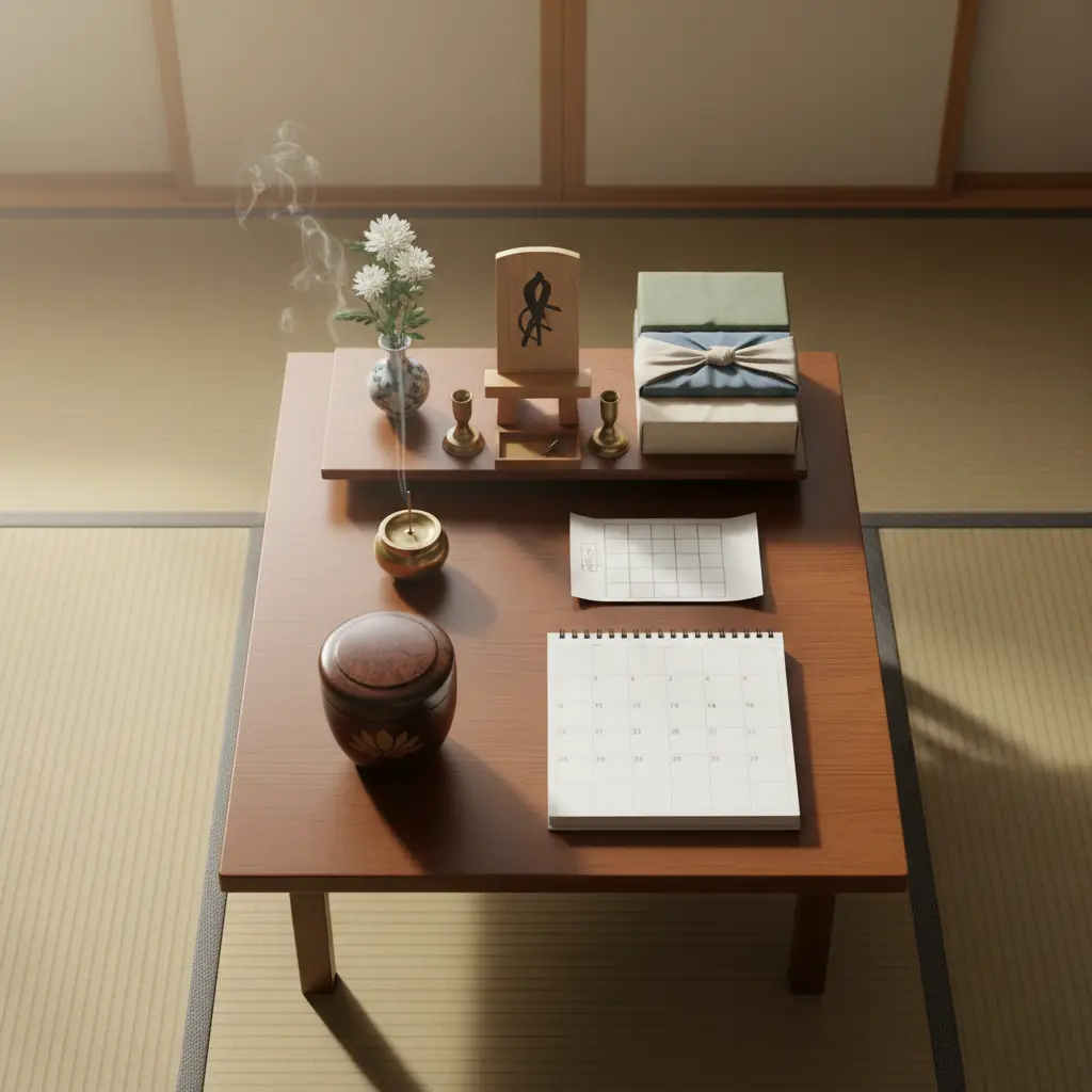 四十九日法要の準備と段取り:僧侶・会場・位牌・納骨の手配手順
