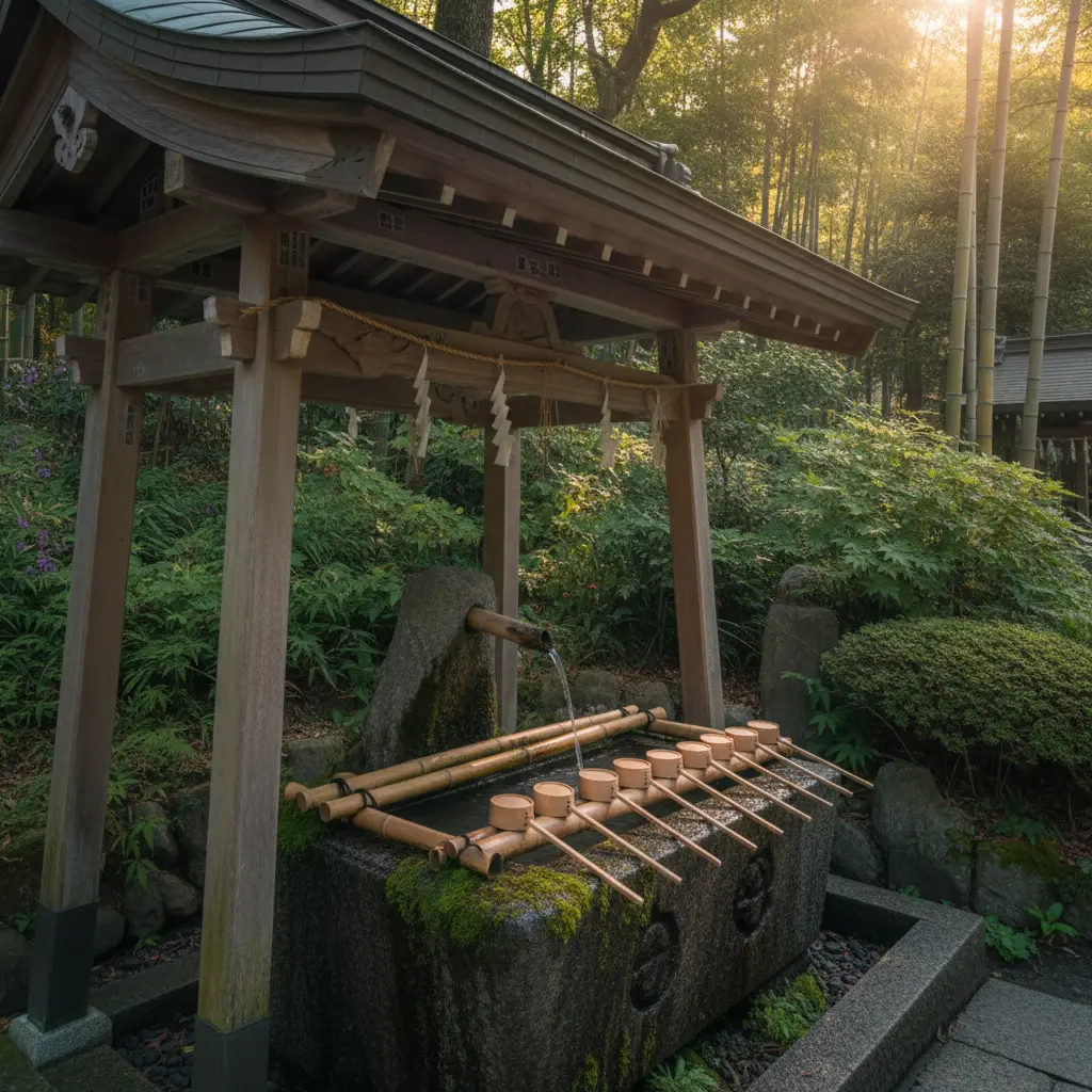 神社参拝における手水(てみず)の正しい作法
