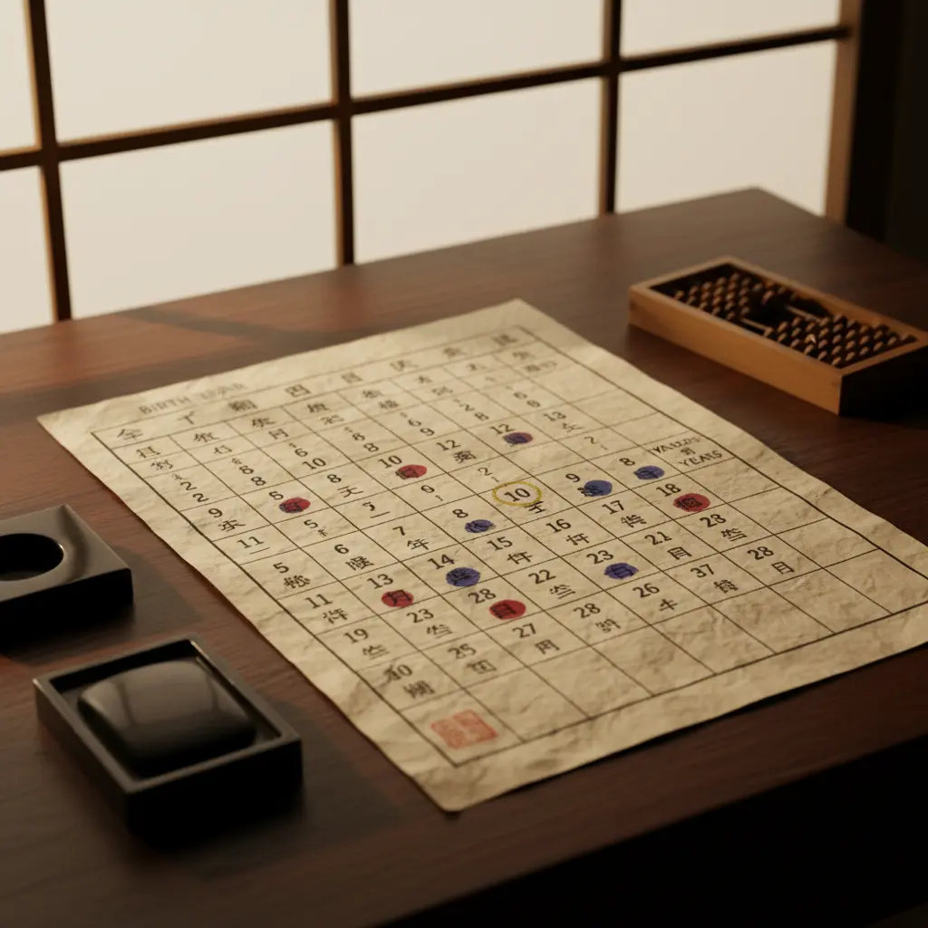 年齢別厄年早見表|2025〜2026年の厄除け時期を確認しよう