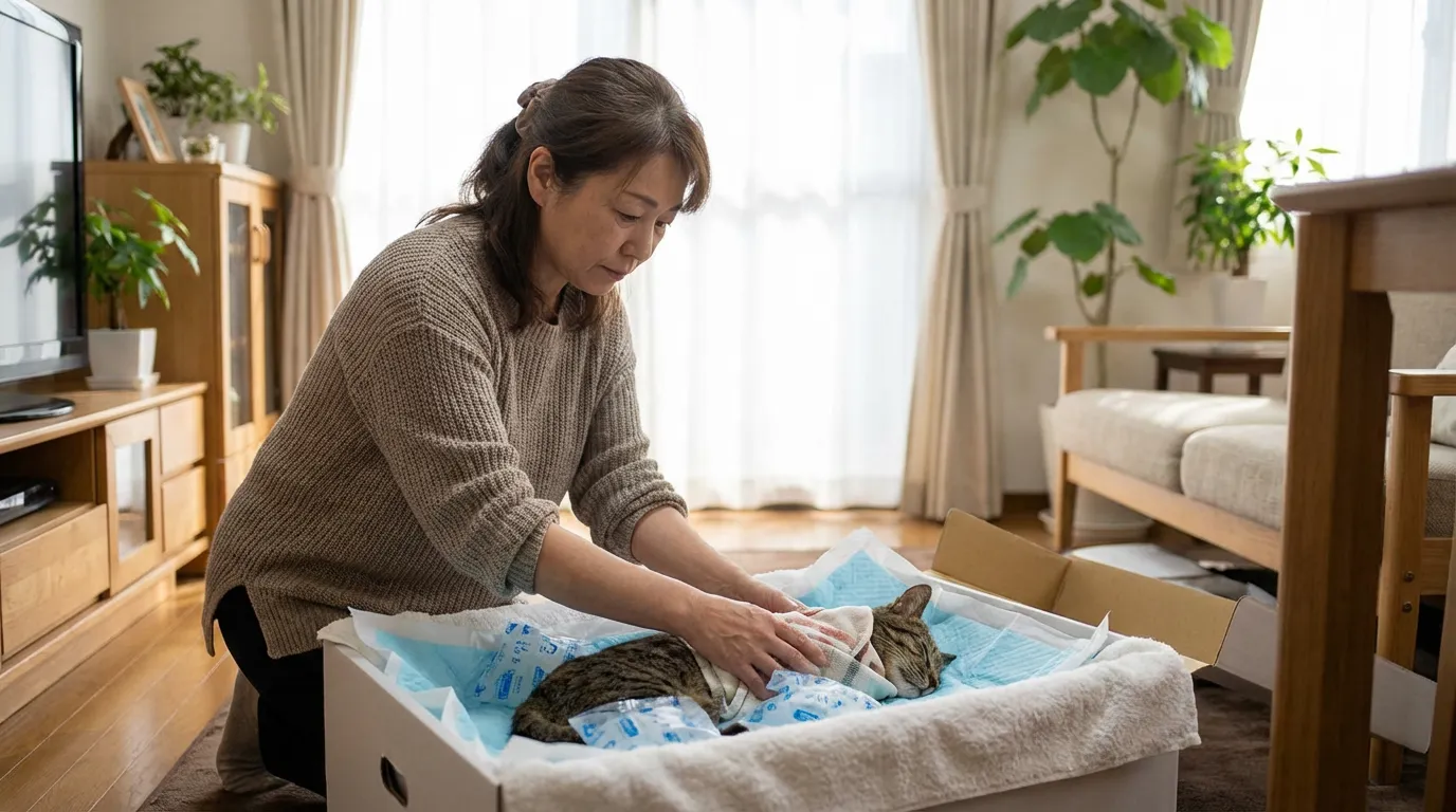 愛猫が亡くなったときの初期対応と猫葬儀への準備