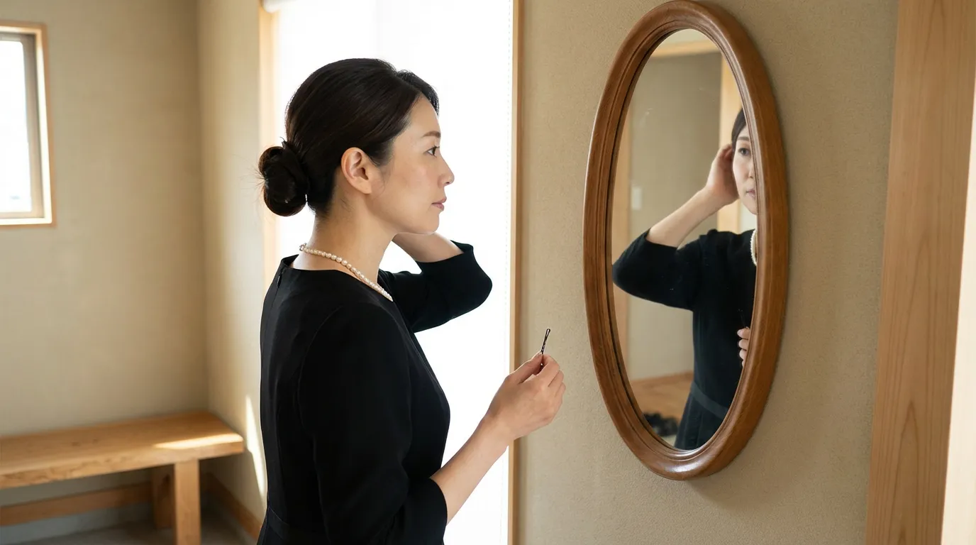 葬儀当日の髪型を崩さないための実践チェックリスト