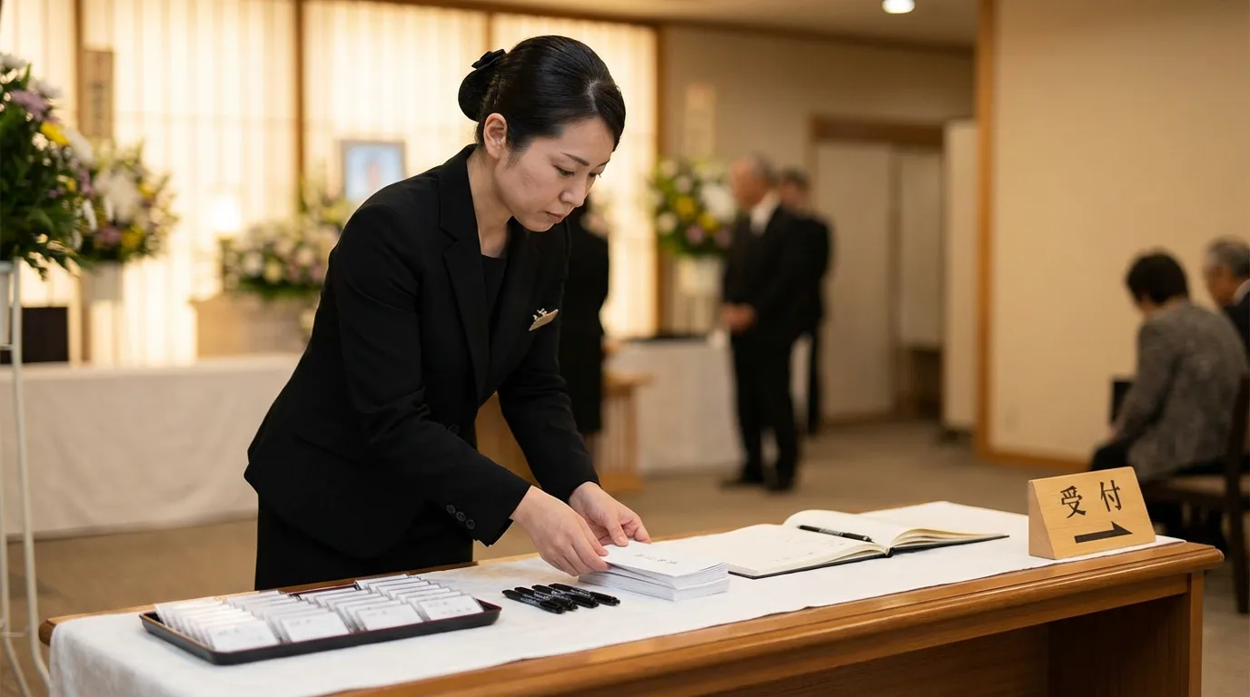 葬儀受付の事前準備と必要な持ち物リスト
