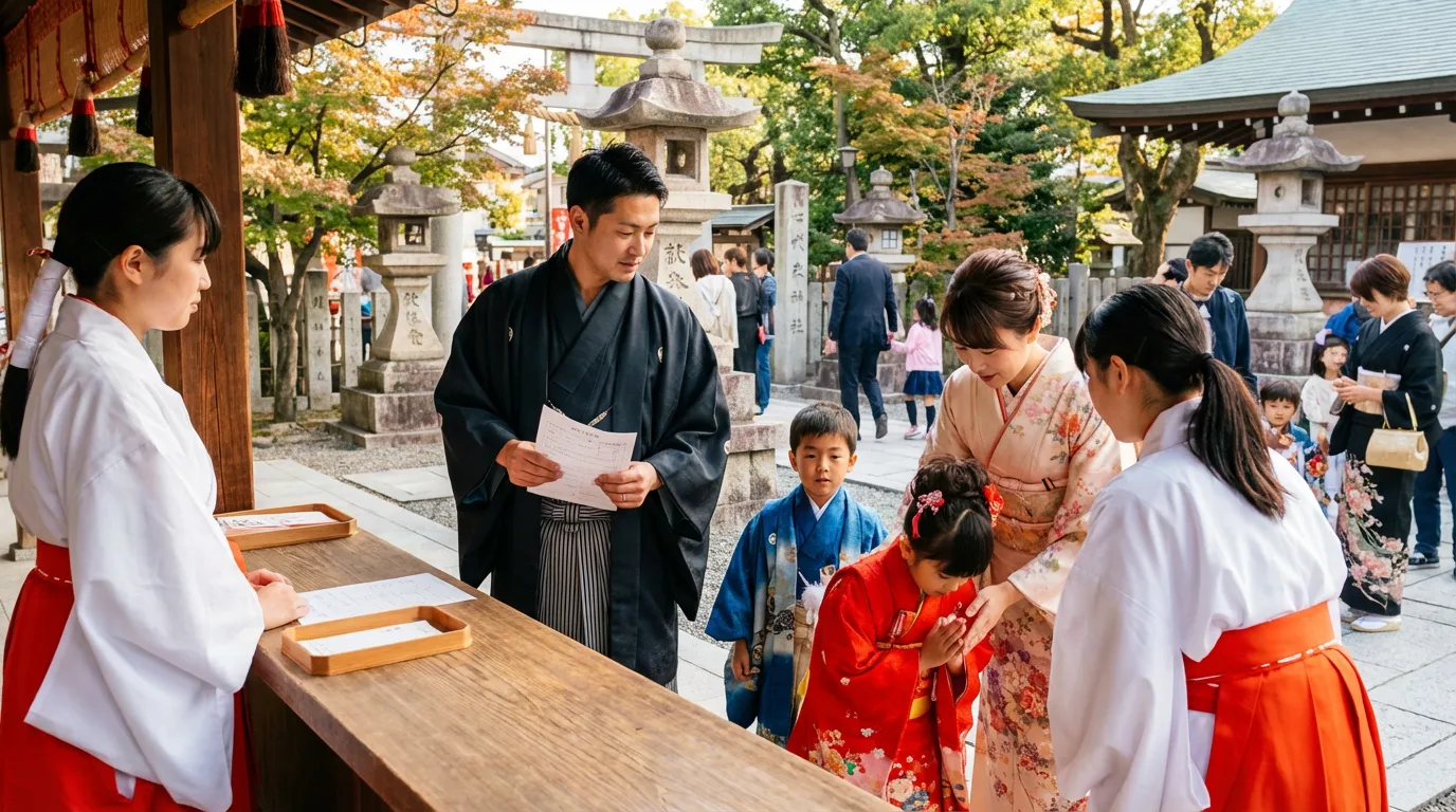 七五三ご祈祷の予約手順と当日の流れ